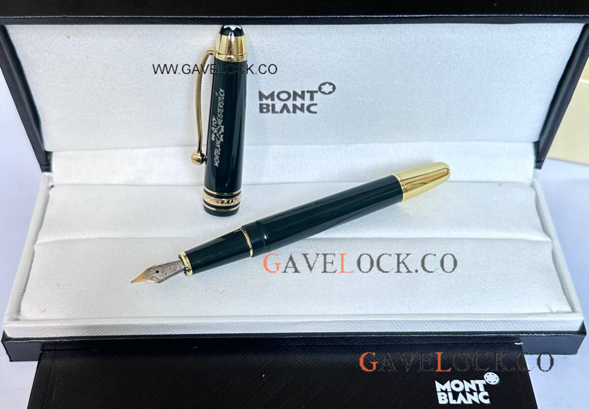 AAA Copy Montblanc 100 Meisterstuck Classique Green Resin Fountain 145 Midsize